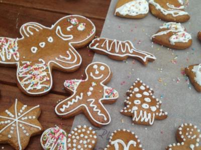 Weihnachtslebkuchen backen